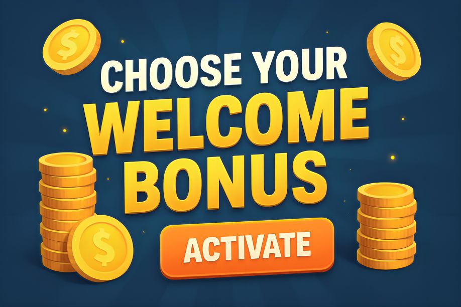 Choose or Activate the Welcome Bonus