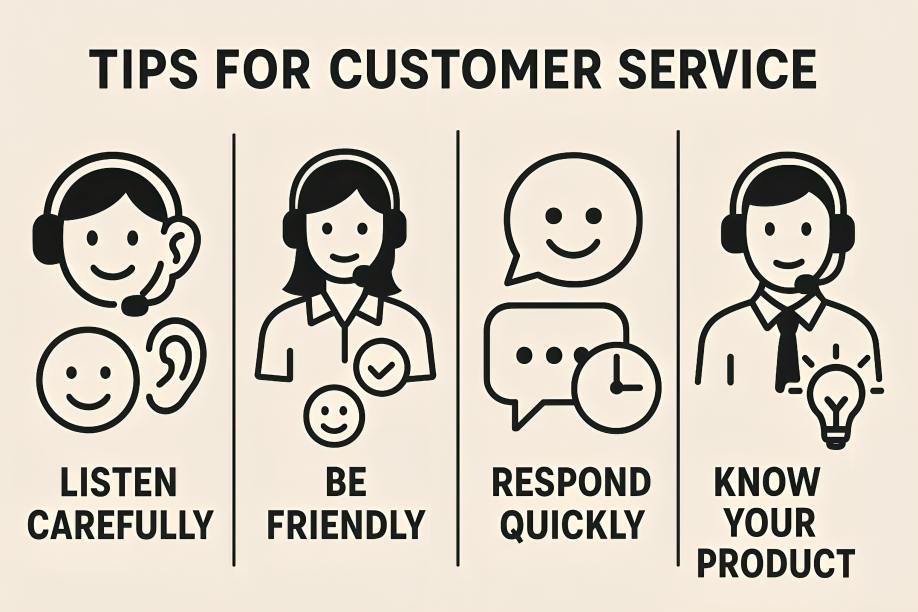 Simple & Short Tips for Customer Service