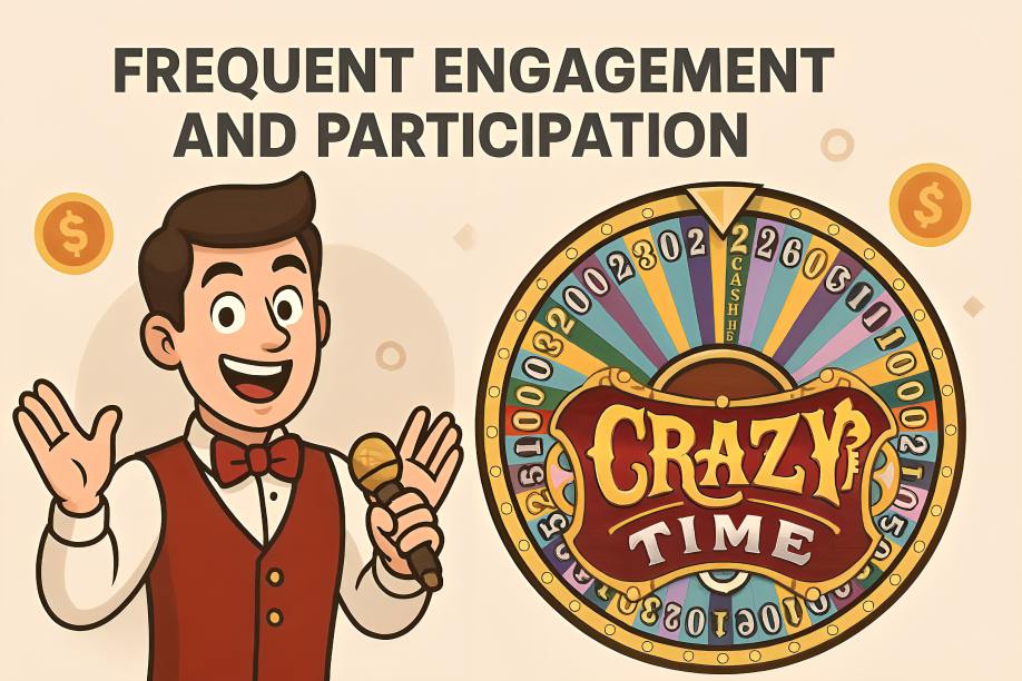 Crazy Time Frequent Engagement and Participation