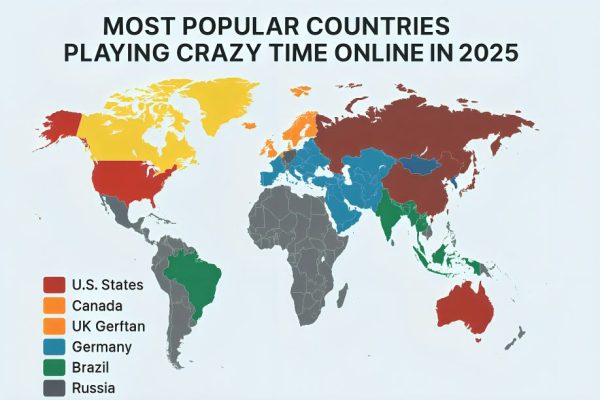 Most Popular Countries Playing Crazy Time Online In 2025