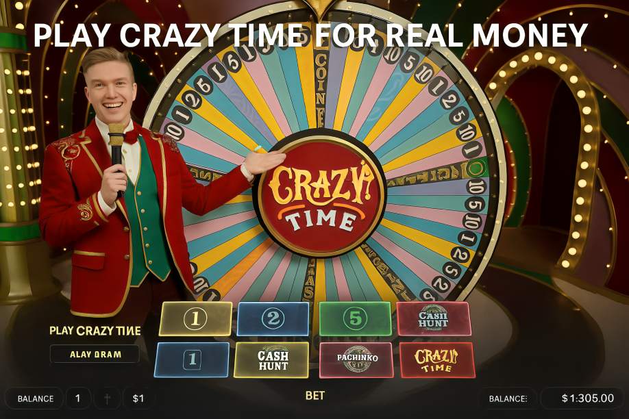 Play Crazy Time for Real Money