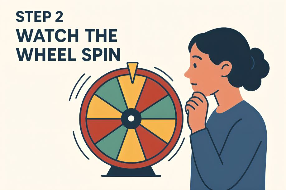 Step 2: Watch the Wheel Spin