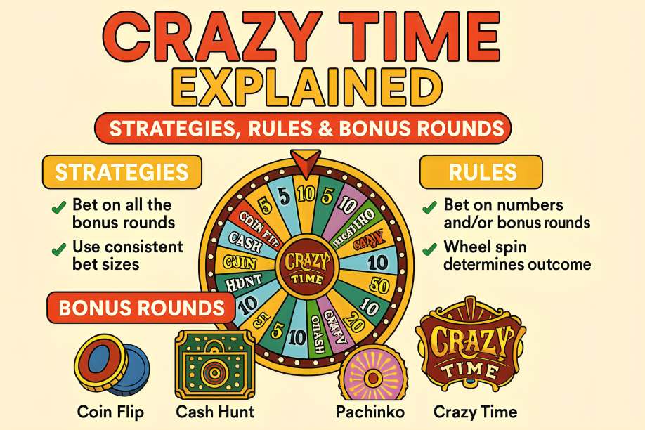 Crazy Time Explained: Strategies, Rules & Bonus Rounds