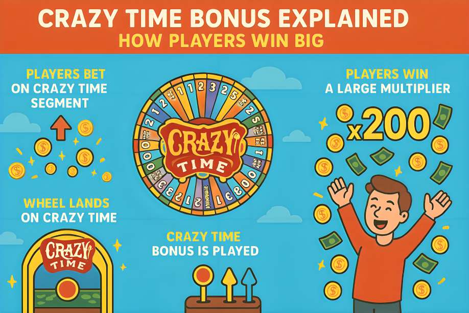 Crazy Time Bonus Explained: How Players Win Big