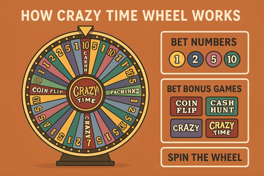 How Crazy Time Wheel Works